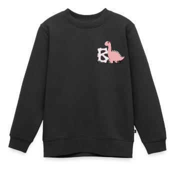 Buchstabe B - Kinder Premium Organic Sweatshirt - Schwarz - Vorne - AI Model Kid Female (0cm)