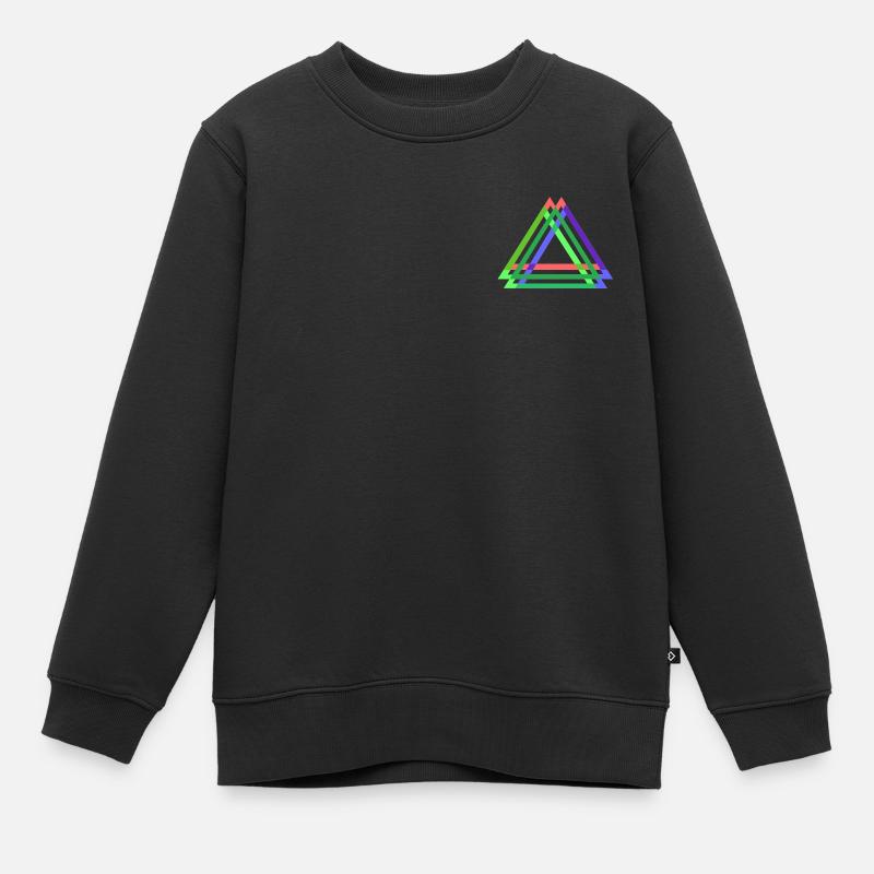 Triangle - Sweat Premium enfant bio - noir