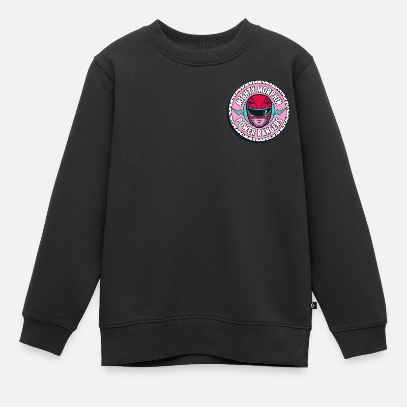 Power Rangers Mighty Morphin - Kids Premium Organic Sweatshirt - black