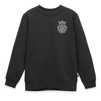 Bach Siegel / Monogramm / Wappen / Insignien - Kinder Premium Organic Sweatshirt - Schwarz - Vorne - AI Model Kid Female (0cm)