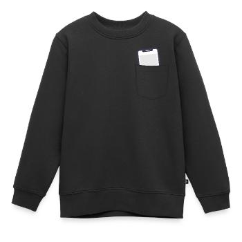 Poche poitrine avec téléphone mobile smartphone - Sweat Premium enfant bio - noir - Devant - AI Model Kid Female (0cm)