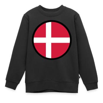 Marqué par le Danemark - Sweat Premium enfant bio - noir - Devant - AI Model Kid Female (0cm)