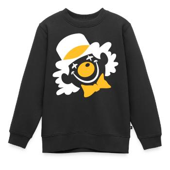 Un visage de copain - Sweat Premium enfant bio - noir - Devant - AI Model Kid Female (0cm)