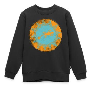 "Baleares spain" (beidseitig bedruckt!) - Kinder Premium Organic Sweatshirt - Schwarz - Vorne - AI Model Kid Female (0cm)