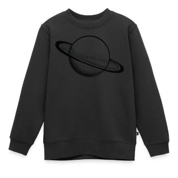 Planète - Sweat Premium enfant bio - noir - Devant - AI Model Kid Female (0cm)
