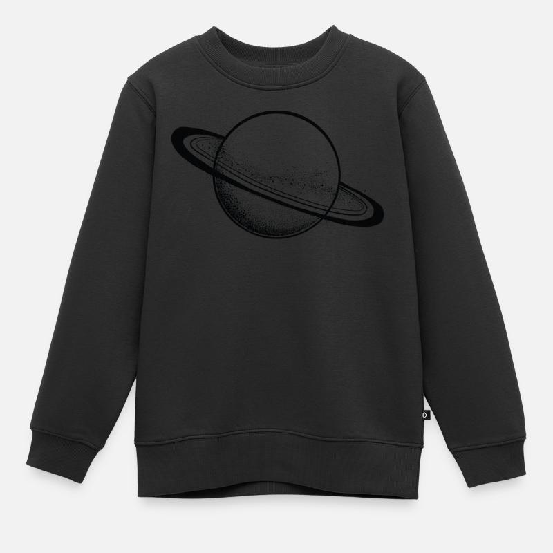 Planet - Kinder Premium Organic Sweatshirt - Schwarz