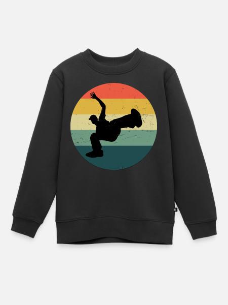 Breakdance Bgirl Femmes Breakdance Hommes - Sweat Premium enfant bio - noir