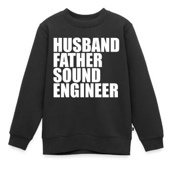 Tontechniker Sound Audio Engineer - Kinder Premium Organic Sweatshirt - Schwarz - Vorne - AI Model Kid Female (0cm)