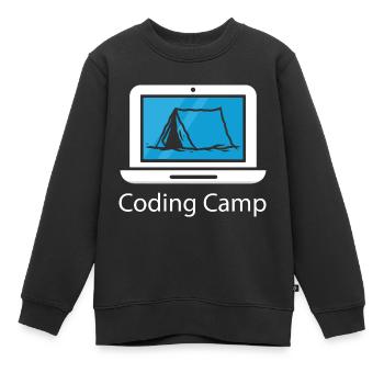 Programmierer Coder Software Entwickler - Kinder Premium Organic Sweatshirt - Schwarz - Vorne - AI Model Kid Female (0cm)