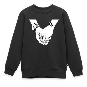 Nana - Manga - Sweat Premium enfant bio - noir - Devant - AI Model Kid Female (0cm)