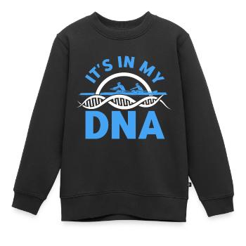 Rudern Mannschaft Rudern Mannschaft Ruderer Gesche - Kinder Premium Organic Sweatshirt - Schwarz - Vorne - AI Model Kid Female (0cm)