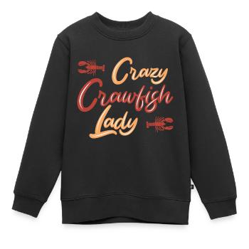Langusten Languste - Kinder Premium Organic Sweatshirt - Schwarz - Vorne - AI Model Kid Female (0cm)