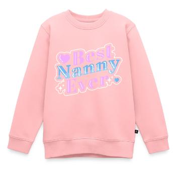 Nanny Babysitter Childminder - Kids Premium Organic Sweatshirt - rose - Front - AI Model Kid Female (0cm)