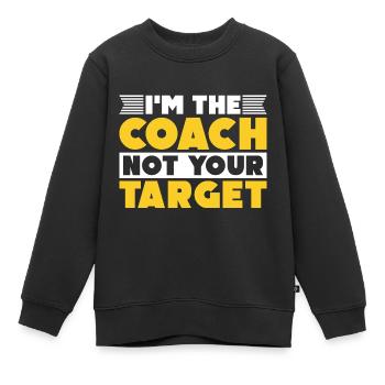 Tir à l’arc Flèche Tir à l’arc Tir à l’arc - Sweat Premium enfant bio - noir - Devant - AI Model Kid Female (0cm)