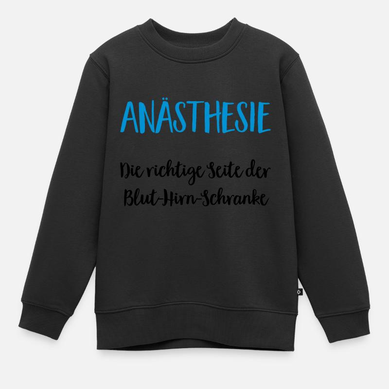 anästhesiewitz - Kinder Premium Organic Sweatshirt - Schwarz