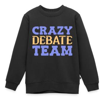 Debattieren Debatte Argumentieren - Kinder Premium Organic Sweatshirt - Schwarz - Vorne - AI Model Kid Female (0cm)