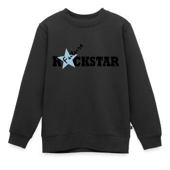 Future Rock Star Boys - Kids Premium Organic Sweatshirt - black - Front - AI Model Kid Female (0cm)