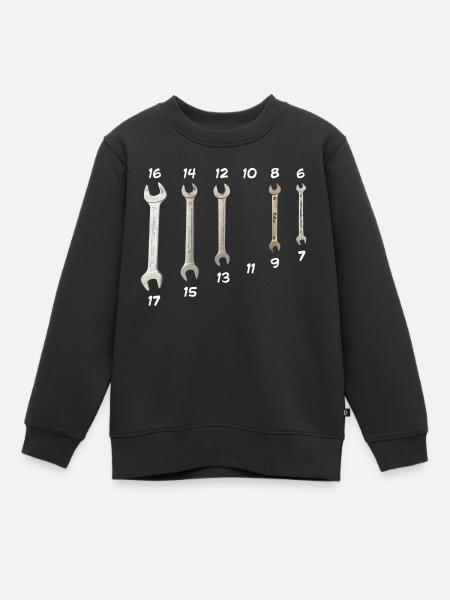 Immer verloren - Kinder Premium Organic Sweatshirt - Schwarz