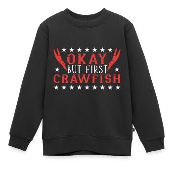 Langusten Languste - Kinder Premium Organic Sweatshirt - Schwarz - Vorne - AI Model Kid Female (0cm)