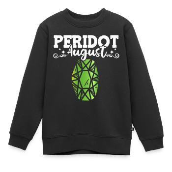 Pierres précieuses - Sweat Premium enfant bio - noir - Devant - AI Model Kid Female (0cm)