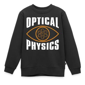 Physics Physicist - Kids Premium Organic Sweatshirt - black - Front - AI Model Kid Female (0cm)