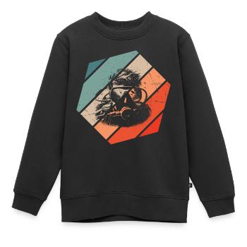 Scuba Taucher Scuba Diver Scuba Tauchen - Kinder Premium Organic Sweatshirt - Schwarz - Vorne - AI Model Kid Female (0cm)