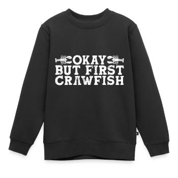 Langusten Languste - Kinder Premium Organic Sweatshirt - Schwarz - Vorne - AI Model Kid Female (0cm)