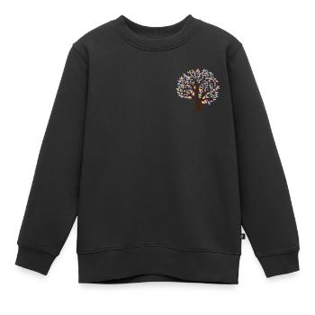 Arbre - Sweat Premium enfant bio - noir - Devant - AI Model Kid Female (0cm)