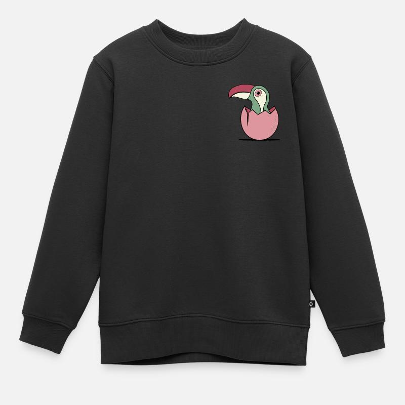TUCANATA bébé 004 - Sweat Premium enfant bio - noir