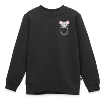 Maus Mäuse - Kinder Premium Organic Sweatshirt - Schwarz - Vorne - AI Model Kid Female (0cm)