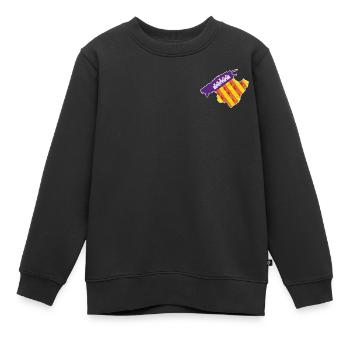Spring in Mallorca - Sa Roqueta primaveral - Kids Premium Organic Sweatshirt - black - Front - AI Model Kid Female (0cm)