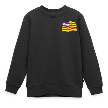 Balearen-Fahne - Bandera Islas Baleares - Kinder Premium Organic Sweatshirt - Schwarz - Vorne - AI Model Kid Female (0cm)