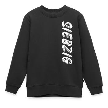 70 / Siebzig / 70. Geburtstag - Kinder Premium Organic Sweatshirt - Schwarz - Vorne - AI Model Kid Female (0cm)