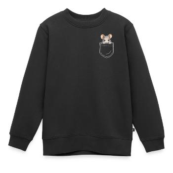 Maus Mäuse - Kinder Premium Organic Sweatshirt - Schwarz - Vorne - AI Model Kid Female (0cm)