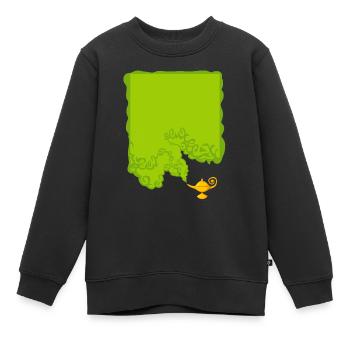 lampe magique - Sweat Premium enfant bio - noir - Devant - AI Model Kid Female (0cm)