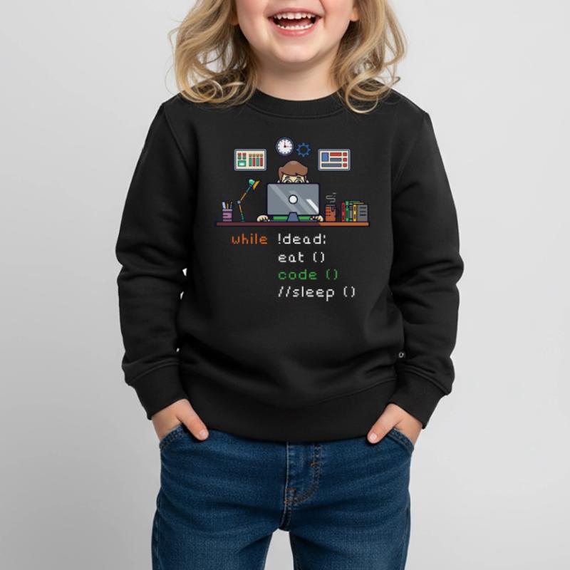 Computer Science Python P... Programmeur & Nerd Sweat Premium enfant bio