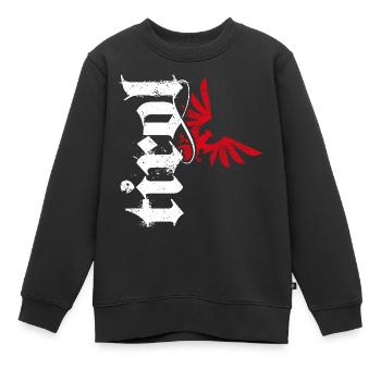 Tirol - Kinder Premium Organic Sweatshirt - Schwarz - Vorne - AI Model Kid Female (0cm)