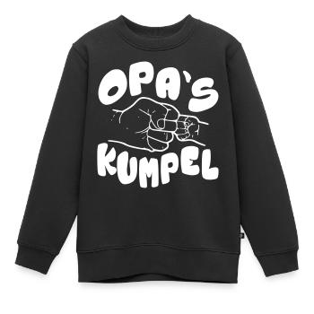 Baby Säugling Sprüche Bester Opa Grandpa - Kinder Premium Organic Sweatshirt - Schwarz - Vorne - AI Model Kid Female (0cm)