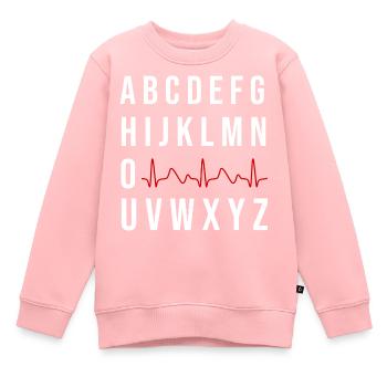 PQRST Nurse Quote für einen Krankenpfleger - Kinder Premium Organic Sweatshirt - Rosa - Vorne - AI Model Kid Female (0cm)