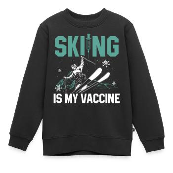 Après-Ski - Kinder Premium Organic Sweatshirt - Schwarz - Vorne - AI Model Kid Female (0cm)