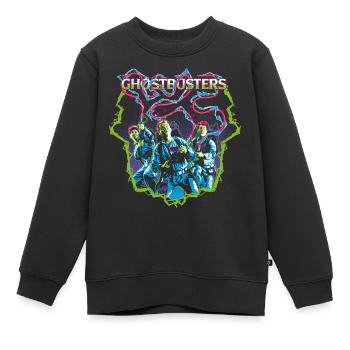 Ghostbusters Auf Geisterjagd - Kinder Premium Organic Sweatshirt - Schwarz - Vorne - AI Model Kid Female (0cm)