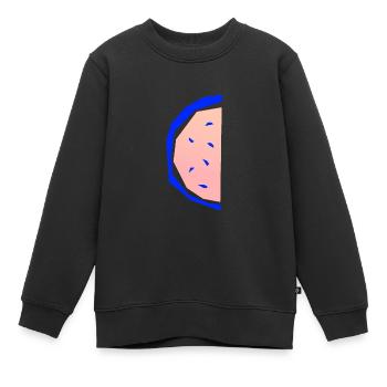 Melon d’été - Sweat Premium enfant bio - noir - Devant - AI Model Kid Female (0cm)