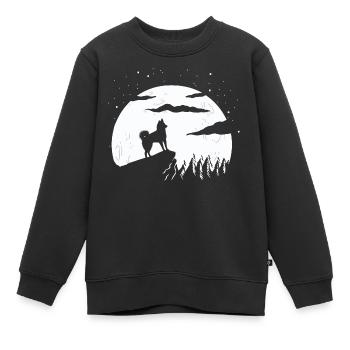 Alaskan Klee Kai - Kinder Premium Organic Sweatshirt - Schwarz - Vorne - AI Model Kid Female (0cm)