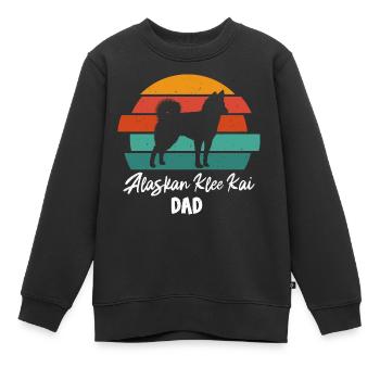 Alaskan Klee Kai - Kinder Premium Organic Sweatshirt - Schwarz - Vorne - AI Model Kid Female (0cm)