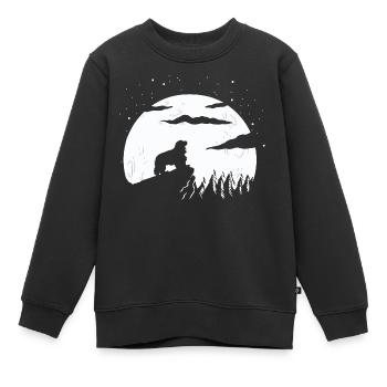 Cavalier King Charles Spaniel - Kinder Premium Organic Sweatshirt - Schwarz - Vorne - AI Model Kid Female (0cm)