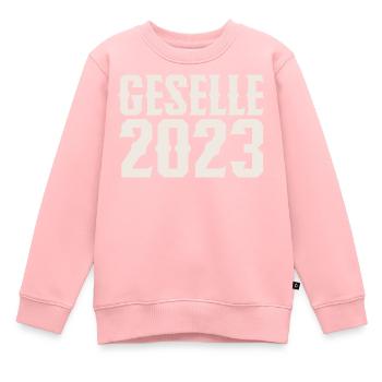 Geselle 2023 Gesellenprüfung - Kinder Premium Organic Sweatshirt - Rosa - Vorne - AI Model Kid Female (0cm)