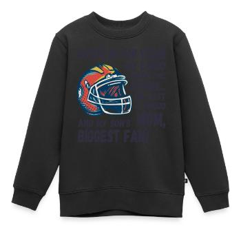 Désolé pour les cris forts, Football Mama - Sweat Premium enfant bio - noir - Devant - AI Model Kid Female (0cm)