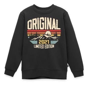 Nostalgisches Geburtstagsgeschenk 2021 2021 - Kinder Premium Organic Sweatshirt - Schwarz - Vorne - AI Model Kid Female (0cm)
