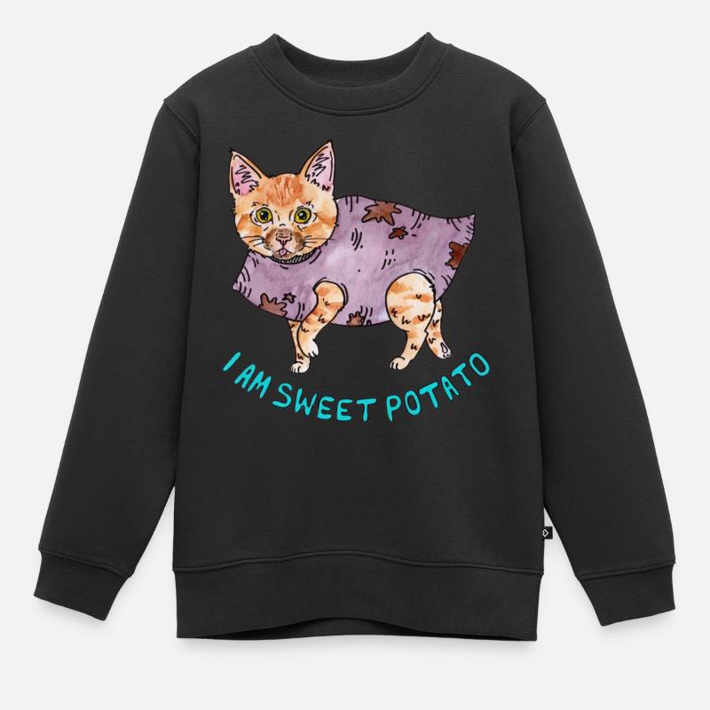 Je suis Patate douce - Sweat Premium enfant bio - noir