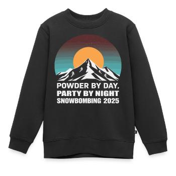 Snowbombing 2025 - Kinder Premium Organic Sweatshirt - Schwarz - Vorne - AI Model Kid Female (0cm)